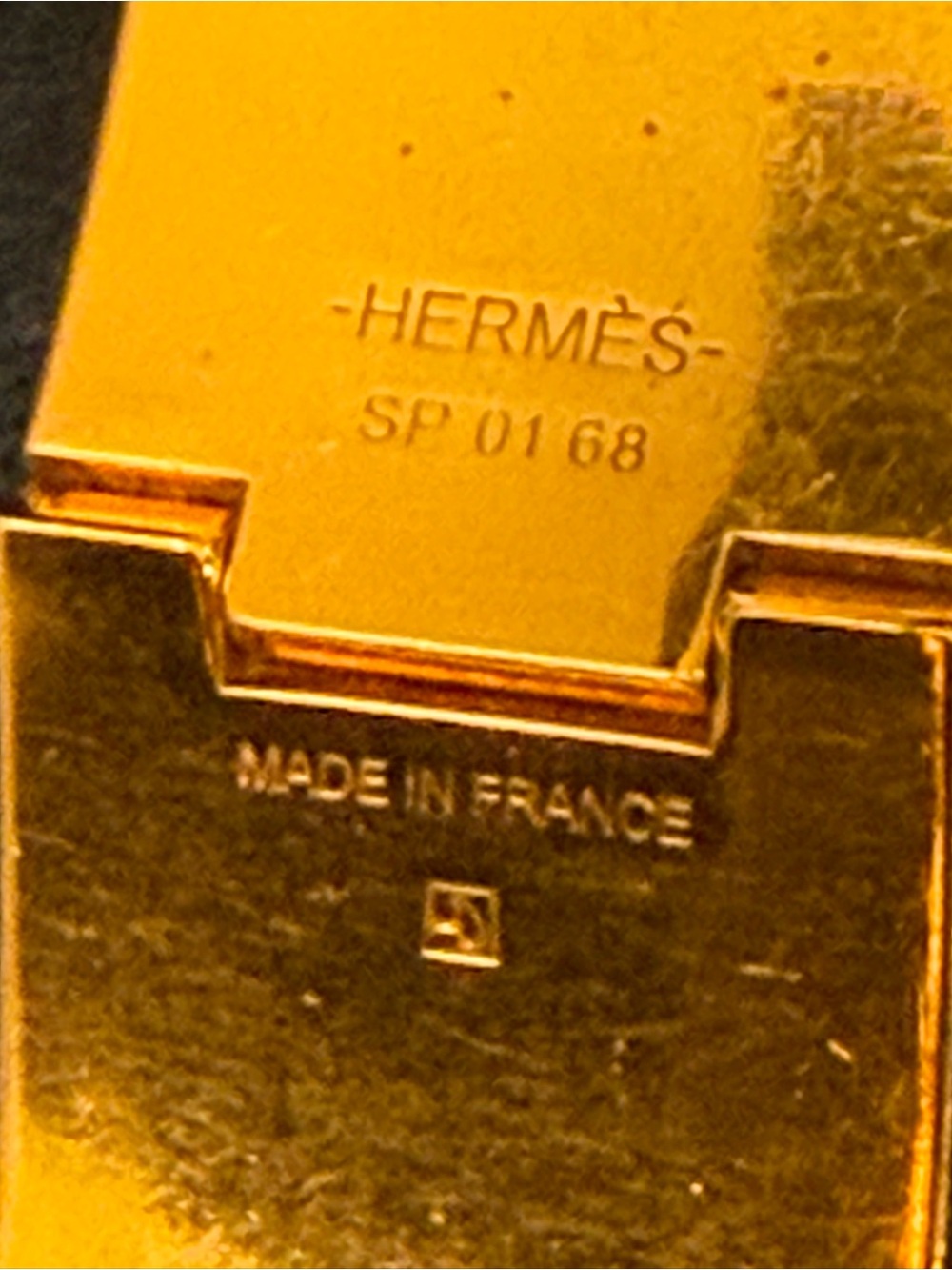 Hermès Clic Clac H PM Bracelet Black Enamel Gold - Picture 6 of 12
